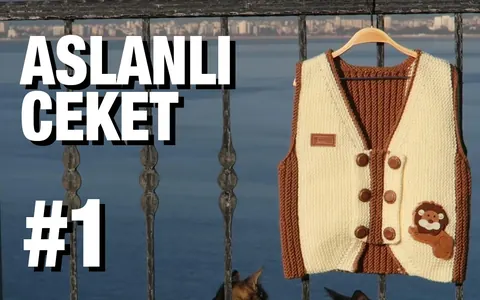 13. Model (Enine Örülen Erkek Yeleği)