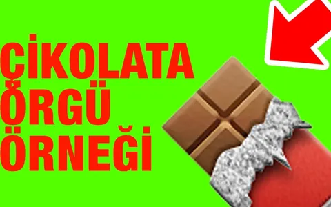 Çok Kolay Yapılan Çikolota Örgü Örneği
