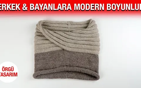 Erkek ve bayanlar için ilginç modern boyunluk