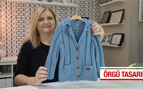 İster kız ister erkek çocuklar için yakalı hırka modeli