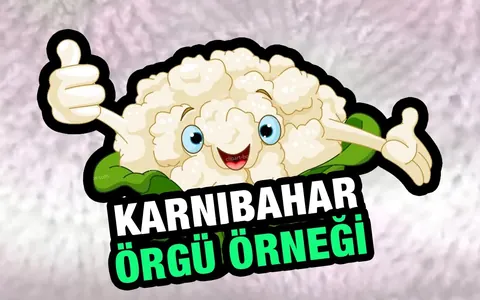 Karnıbahar Örgü Örneği