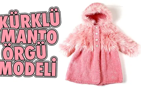 Kürklü Örgü Elbise Modeli - Adım Adım Detaylı Anlatım