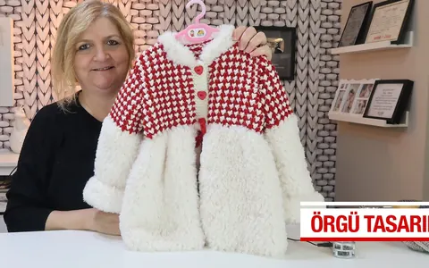 Örgü ile Efsane Yeni Yıl Mantosu - Adım Adım Detaylı Anlatım