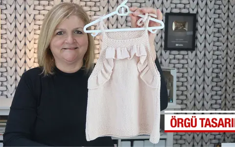Örgü ile Fırfırlı Jile Nasıl Örülür? Pirinç ve Düz Örgü ile Örgülen Örgü Modelleri
