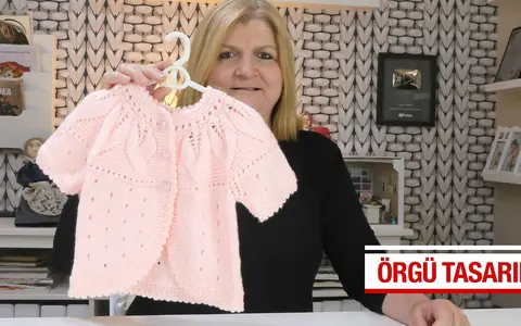 Örgü ile Kız Çocuklar için 1 Yumaktan Çıkan Bolera Yapımı