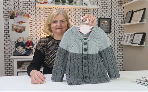 Reglan Kol Çocuk Hırka Modeli