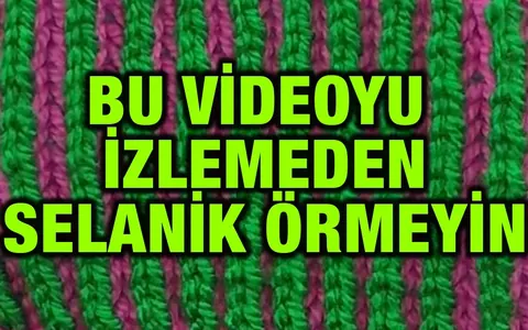 Selanik Örgü Örneği Kolay Yöntemi