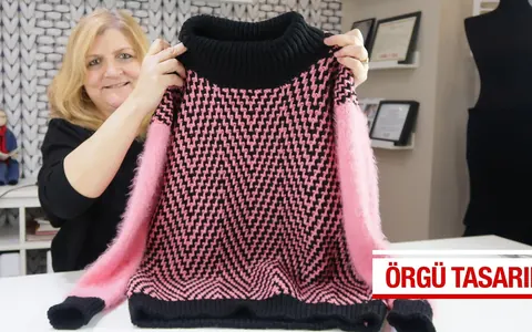 Zig Zag Modeli, Boyunlu Bayan Kazağı
